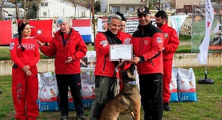 AKUT’tan  Uluslararası Arama Kurtarma Köpekleri sınavı