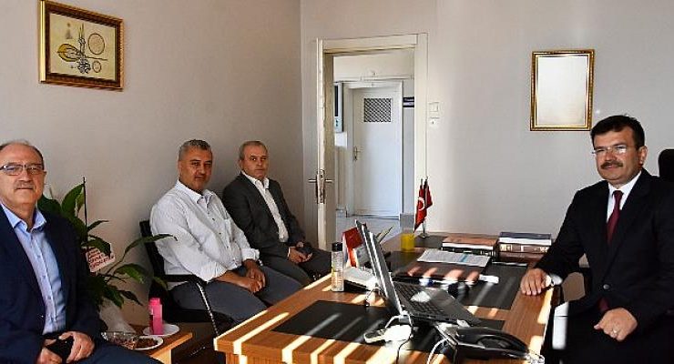 Malkara Belediye Başkanı Uluş Yurdakul’dan Malkara İlçe Müftüsü Sacit Ekerim’e Ziyaret