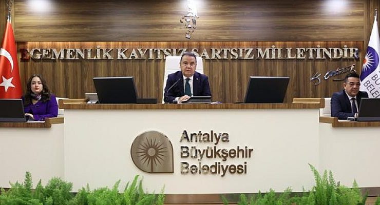 Antalya Büyükşehir Meclisi’nden teröre ortak tepki