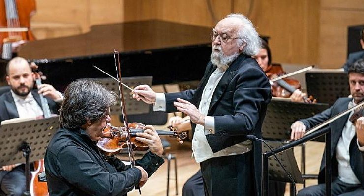 CSO’ya Romanyalı Şef Bujor Hoinic ve Keman Sanatçısı Gabriel Croitoru Konuk Oldu