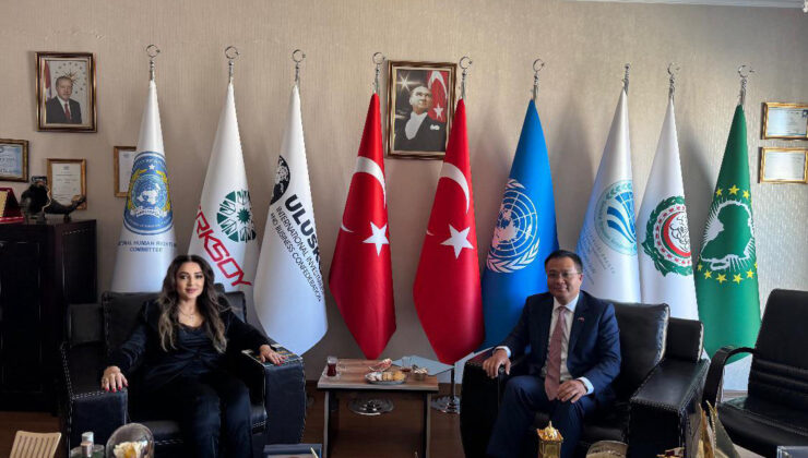 Kamboçya Büyükelçisi Sok Chea’dan ULUSKON Başkanı Nezaket Emine Atasoy’a Ziyaret