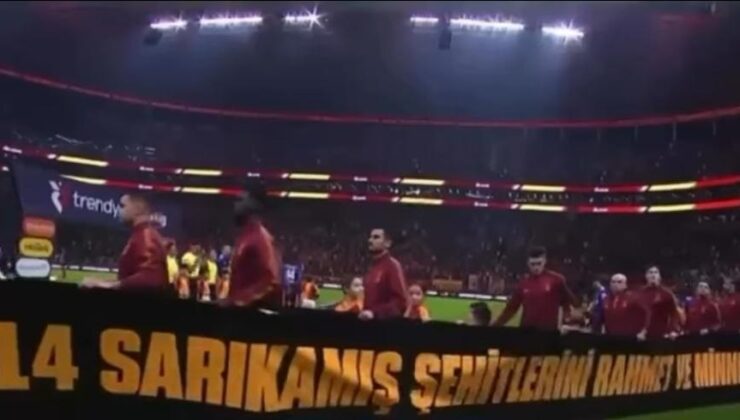 Galatasaray’dan Sarıkamış Şehitlerine Anlamlı Selam! 