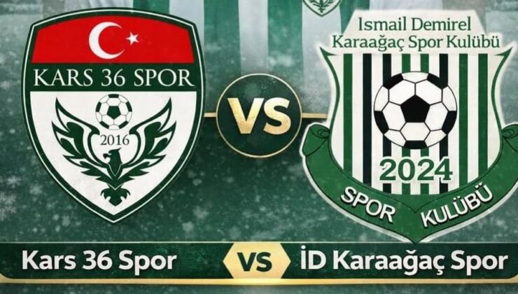 Kars36 Spor sahasında İsmail Demirel Karaağaç Spor Kulübü ile kozlarını paylaşacak