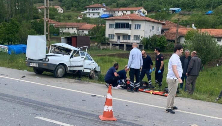 Amasya’da Feci Kaza: Dede ve Torunu Hayatını Kaybetti, Otomobil Alev Alev Yandı
