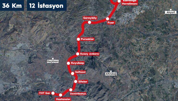 Ulaştırma Ve Altyapı Bakanı Uraloğlu Müjdeyi Verdi: Ankara Esenboğa Havalimanı Metro Hattı İhalesi 30 Haziran’da Yapılacak