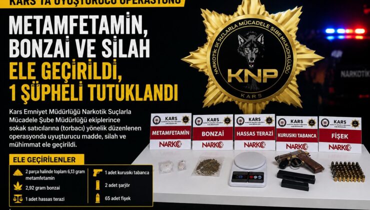 Kars’ta Uyuşturucu Operasyonu: 1 Şüpheli Tutuklandı
