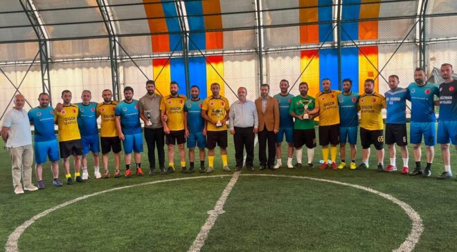 Kars’ta Müftülükler Arası Futbol Turnuvasında Şampiyon Kağızman Müftülüğü Oldu