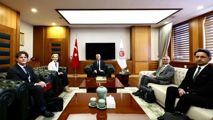 Ticaret Bakanı Ömer Bolat İngiltere Büyükelçisi Jill Morris’i Kabul Etti