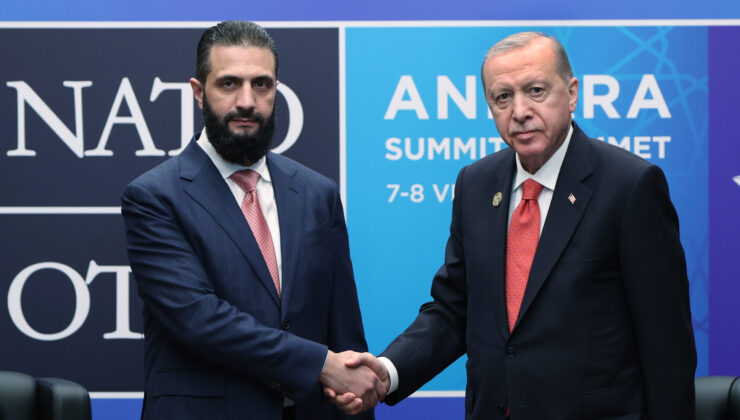 Cumhurbaşkanı Erdoğan, Suriye Cumhurbaşkanı Ahmed Şara ile Görüştü