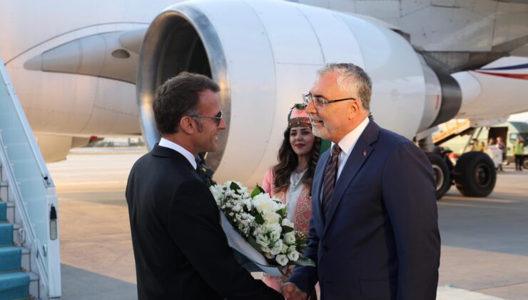 Fransa Cumhurbaşkanı Emmanuel Macron Ankara’ya Geldi