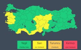 13 İl İçin Kuvvetli Rüzgar Ve Fırtına Uyarısı
