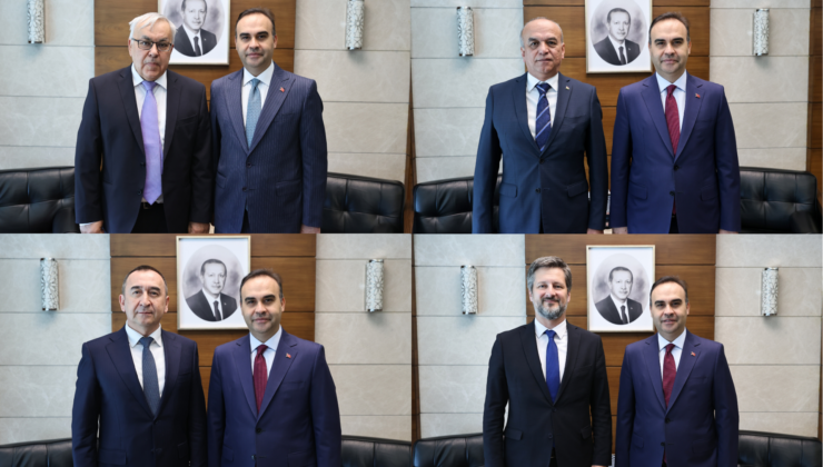 Bakan Kacır, Yedi Ülkenin Büyükelçisini Kabul Etti