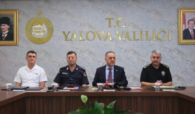 Vali Dr. Ahmet Hamdi Usta Yalova’nın Asayiş Raporunu Açıkladı